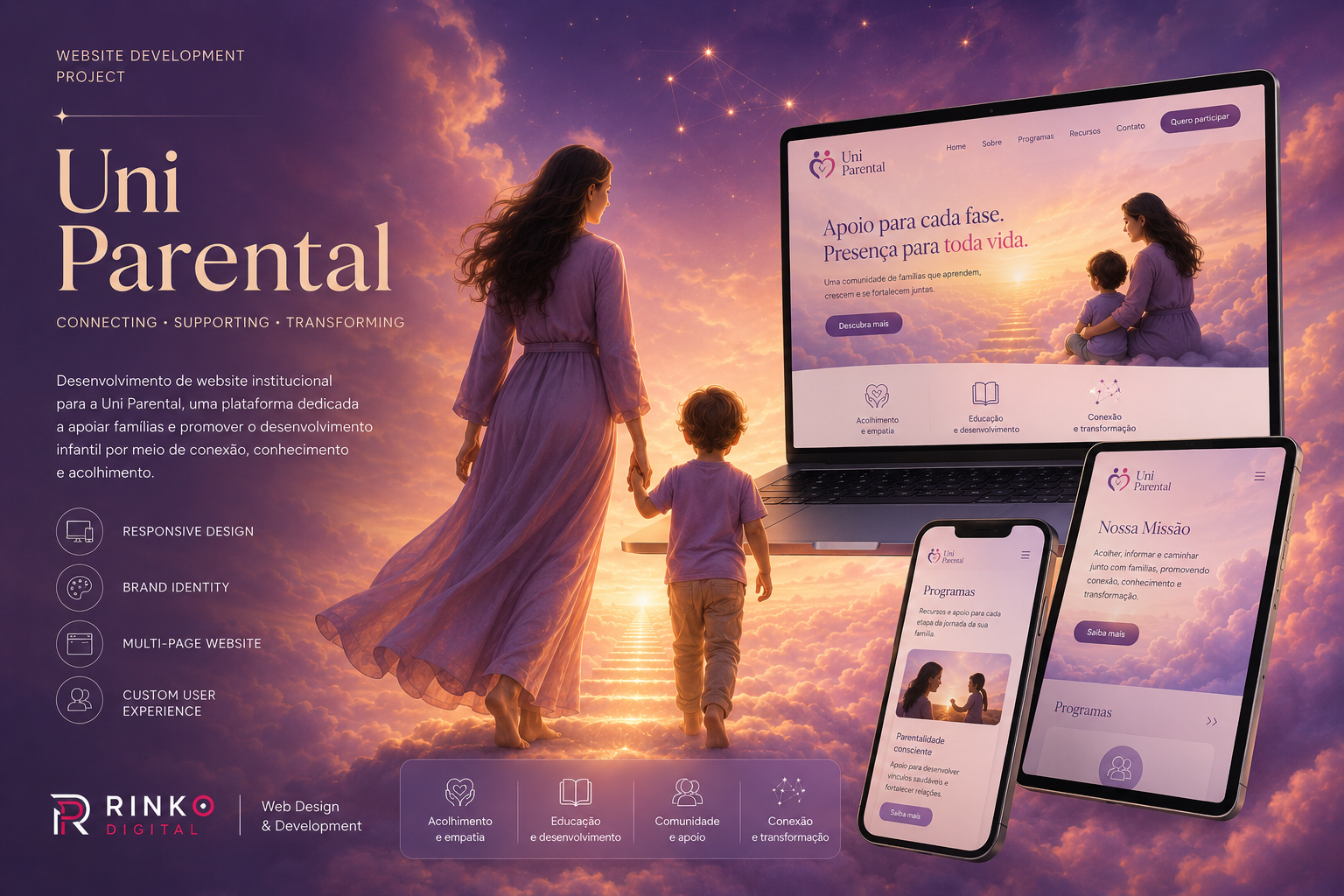 Uni Parental website preview